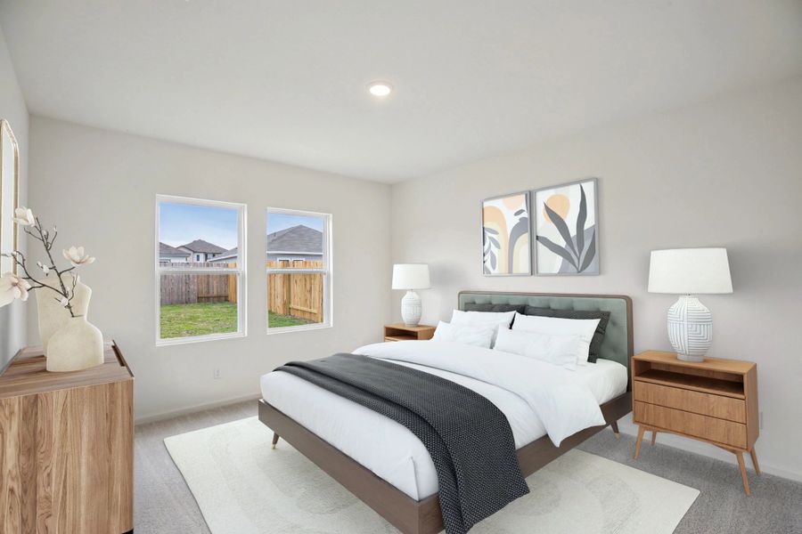 Representative furnished interior of a home built from the Sagan by Starlight Homes in Ashland, Angleton (Image 9).