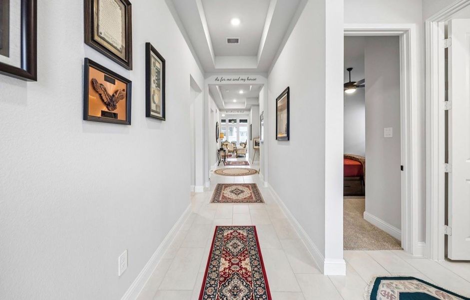 Furnished interior view inside a new home in Mavera, Conroe (Image 19).