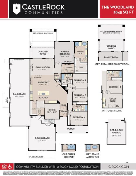 2D floor plan layout of this home in Heritage Pointe, Chino Valley, AZ (Image 5).