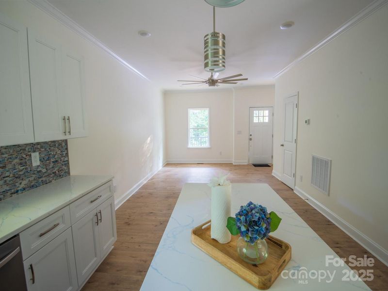 Furnished interior view inside a new home in , Charlotte (Image 6). Furnished interior view inside a new home in , Charlotte (Image 6).