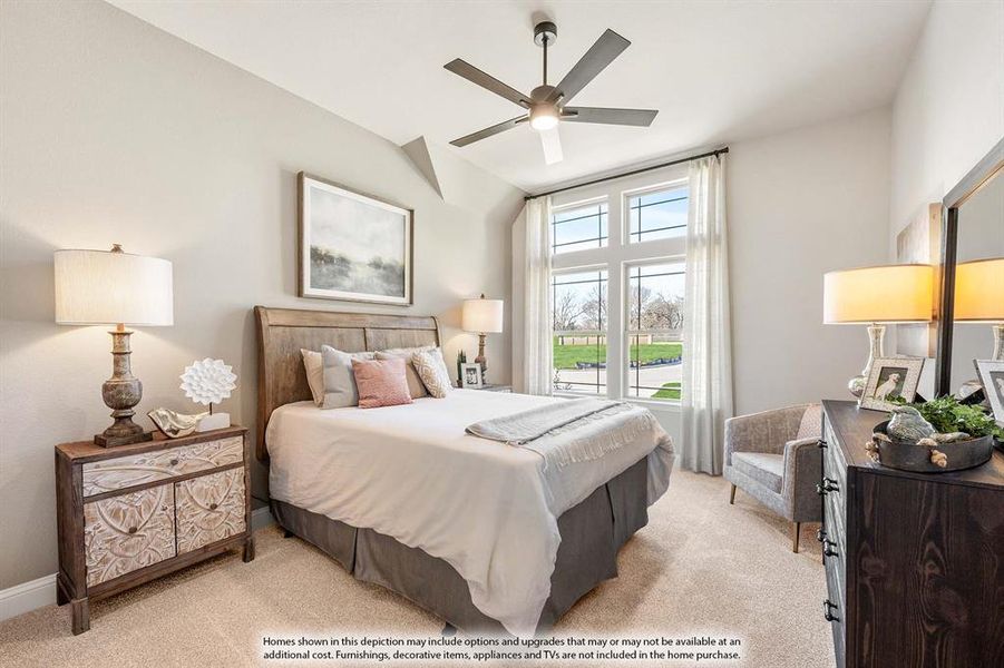 Furnished interior view inside a new home in Wildflower Ranch, Fort Worth (Image 27).