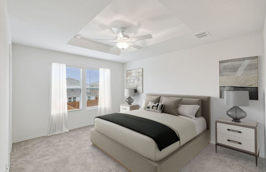 Representative furnished interior of a home built from the Pierce by Centex in Arboretum Estates, Terrell (Image 11).