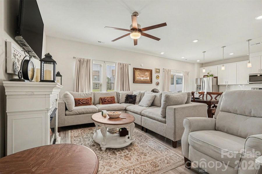 Furnished interior view inside a new home in Morgan Hills, Albemarle (Image 27).