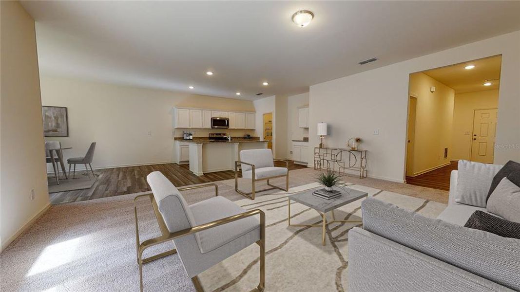 Furnished interior view inside a new home in Vista Walk, Dade City (Image 5).