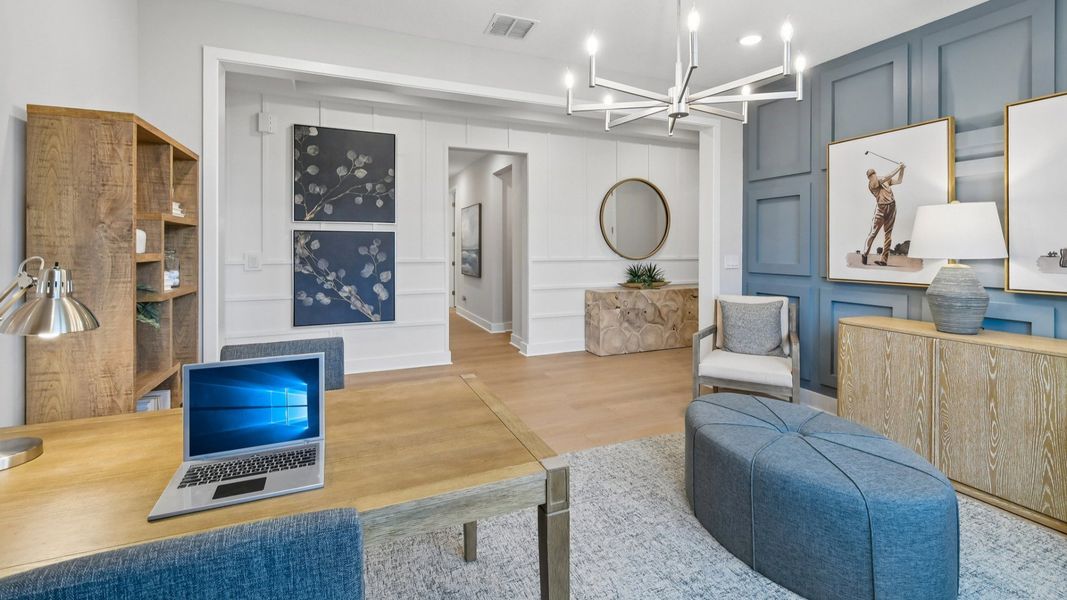 Representative furnished interior of a home built from the Marigold by DRB Homes in Ardisia Park, New Smyrna Beach (Image 11).