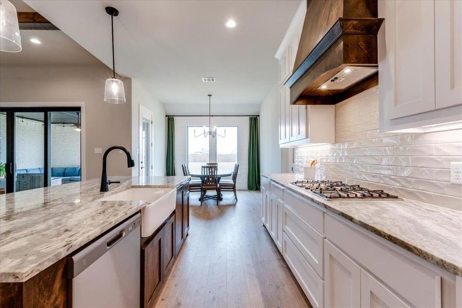Furnished interior view inside a new home in , Godley (Image 9).