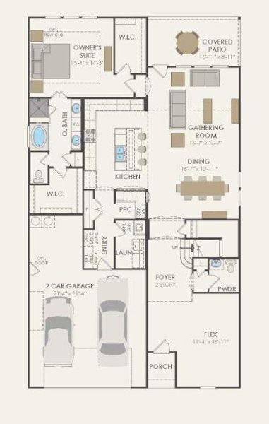 Pulte Homes, Lexington floor plan