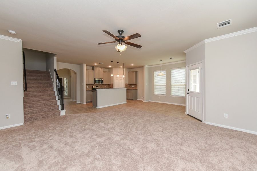 Representative unfurnished interior of a home built from the Floor Plan 2201 by Colina Homes in Grand Magnolia, Magnolia (Image 21).