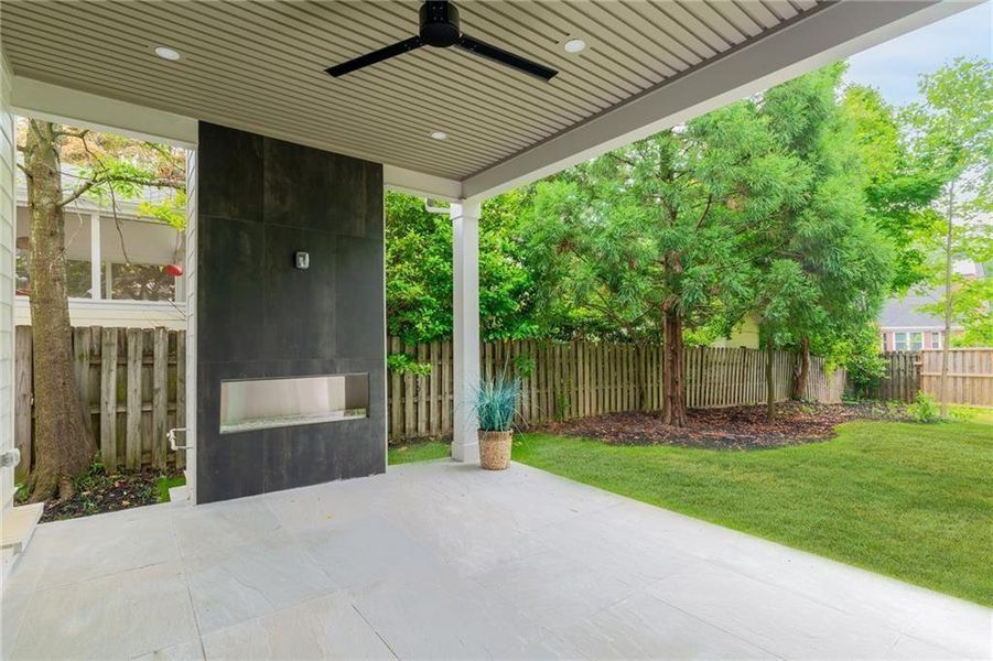 Exterior details and patio area of a home in , Atlanta (Image 3).