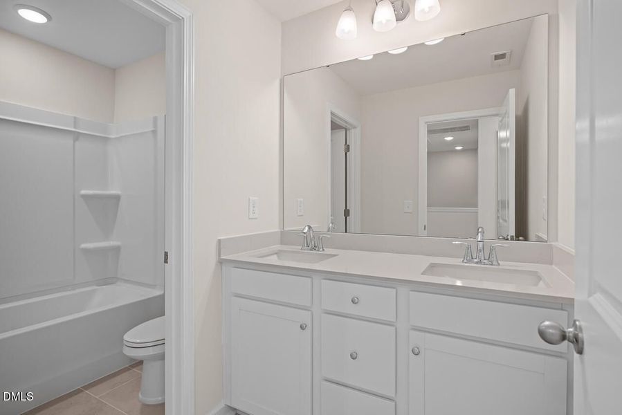 Furnished interior view inside a new home in Forestville Yard Townhomes, Knightdale (Image 9). Furnished interior view inside a new home in Forestville Yard Townhomes, Knightdale (Image 9).