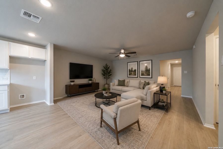 Furnished interior view inside a new home in , Seguin (Image 9). Furnished interior view inside a new home in , Seguin (Image 9).