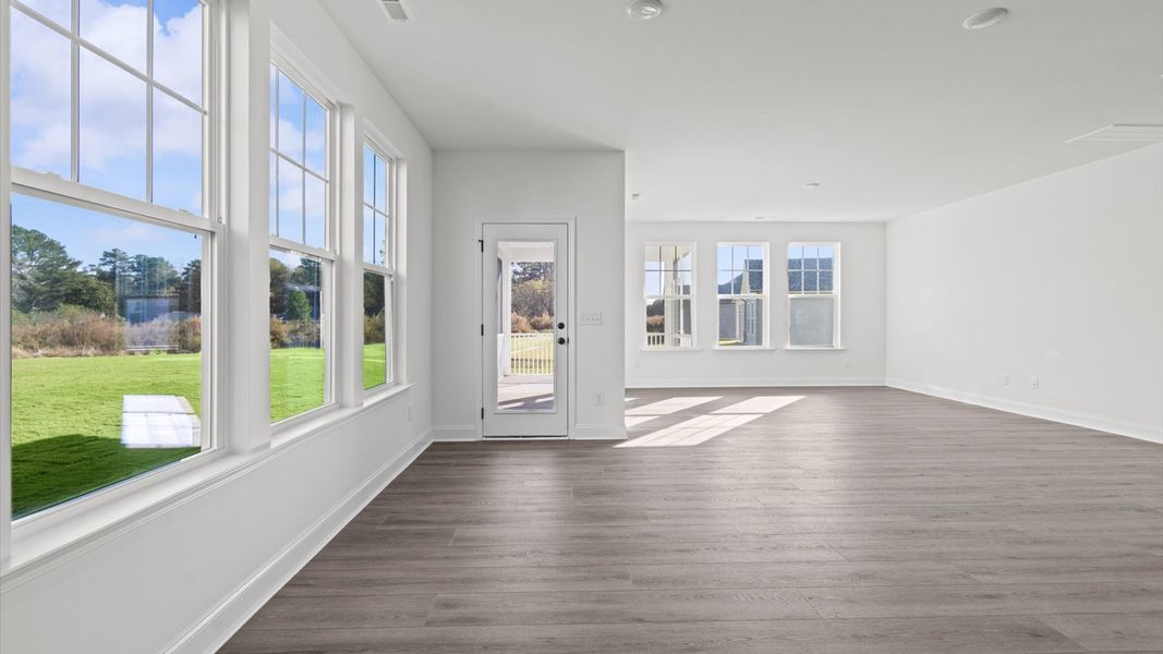 Representative furnished interior of a home built from the Ansley by DRB Homes in Sidney Creek Single Family, Zebulon (Image 13).
