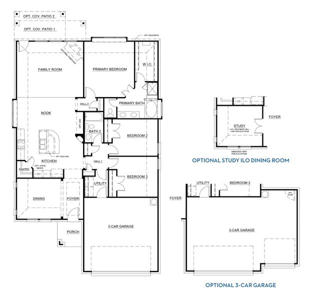 2D floor plan layout for the Concept 1849 by Risewell Homes in Summer Crest, Fort Worth, TX (Image 4). 2D floor plan layout for the Concept 1849 by Risewell Homes in Summer Crest, Fort Worth, TX (Image 4).