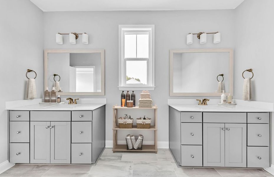 Representative furnished interior of a home built from the Violet by Pulte Homes in Long Savanna, Charleston (Image 14).