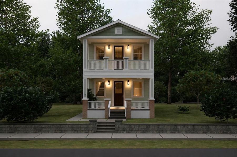 Front exterior of a new home in , Tampa, FL, highlighting curb appeal (Image 2). Front exterior of a new home in , Tampa, FL, highlighting curb appeal (Image 2).
