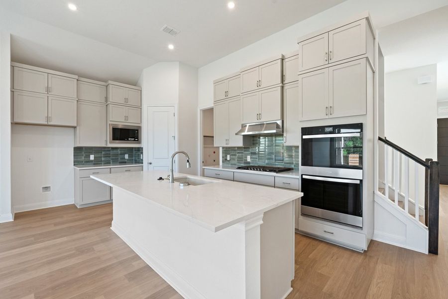 Furnished interior view inside a new home in Persimmon, Buda (Image 5).
