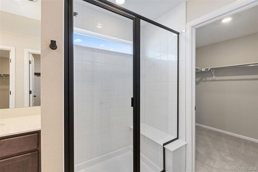 Close-up of interior finishes inside a home in The Cottages Collection at Ridgeline Vista, Brighton (Image 12).