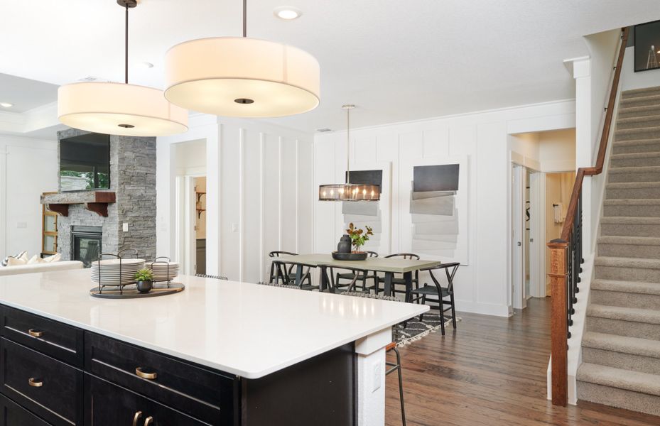 Kitchen overlooking Dining Area