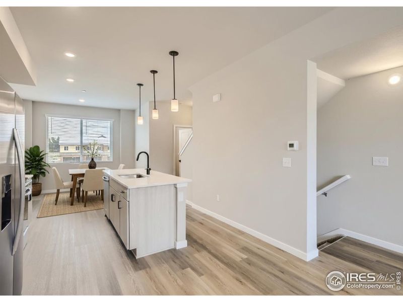 With a chef's kitchen, dining space, and living room! With a chef's kitchen, dining space, and living room!