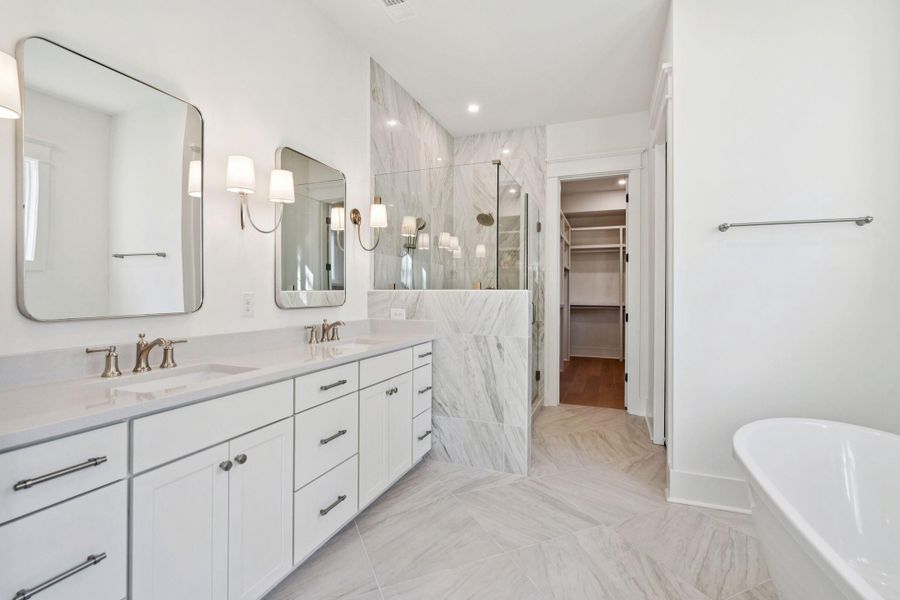 Furnished interior view inside a new home in , Mount Pleasant (Image 8).