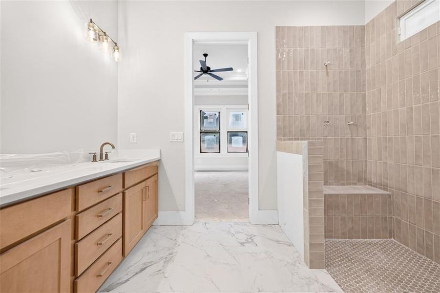 Furnished interior view inside a new home in , Statham (Image 7).