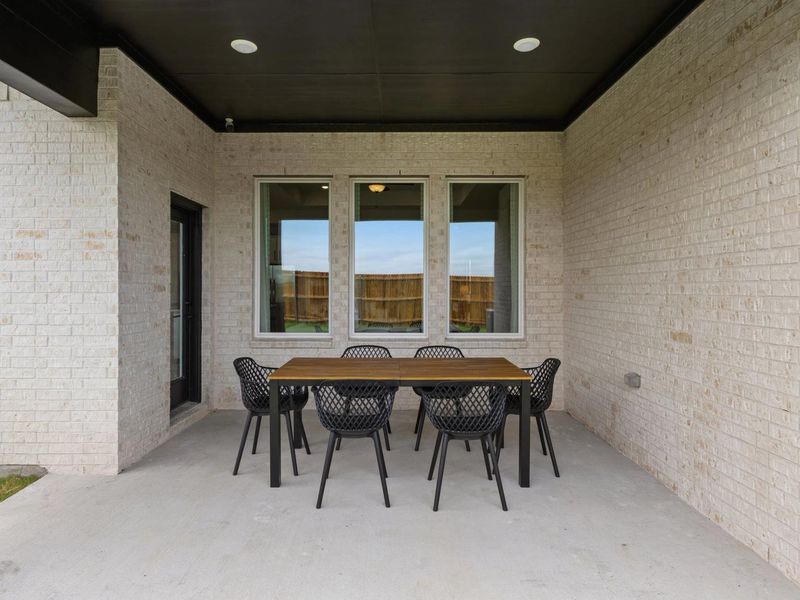 Exterior details and patio area of a home in Waverly Estates, Josephine (Image 21).