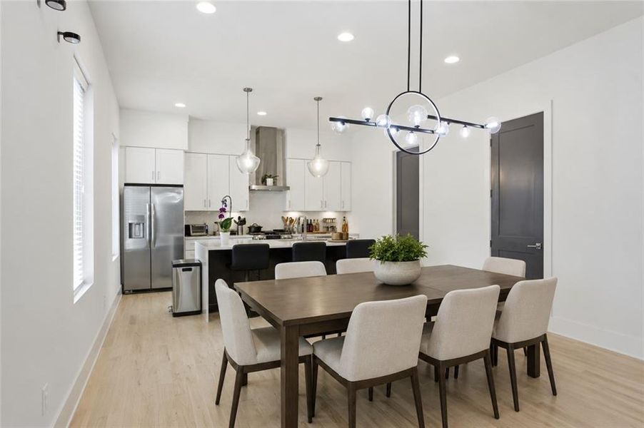 Furnished interior view inside a new home in , Atlanta (Image 16).
