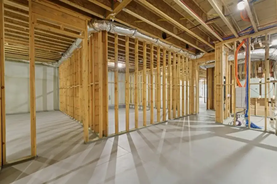 In-progress construction of a new home in , Milton, GA (Image 73).