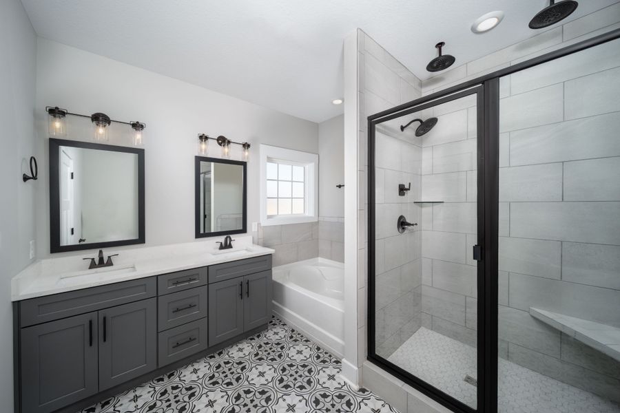 Representative furnished interior of a home built from the Aberdeen by Rockwood Homes in Park at Oliver Farm, Clarksville (Image 9).