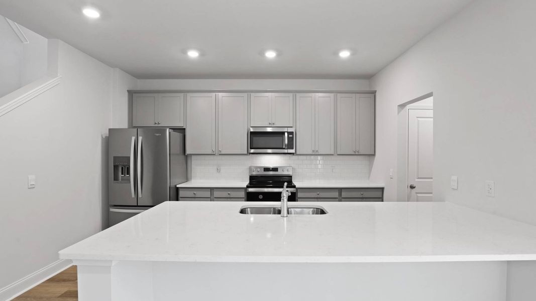 Representative furnished interior of a home built from the DRAYTON by D.R. Horton in Rivers Reach, Yemassee (Image 5).