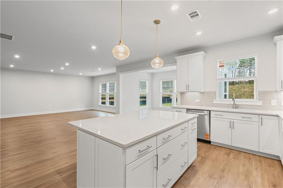 Furnished interior view inside a new home in Rose Creek, Cumming (Image 8).