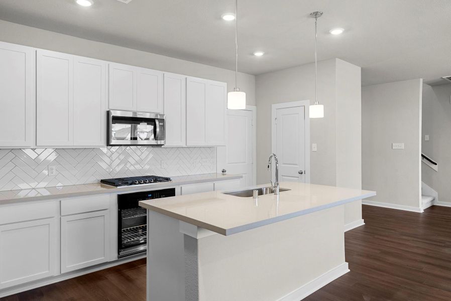 Furnished interior view inside a new home in Windrose Green, Angleton (Image 10).