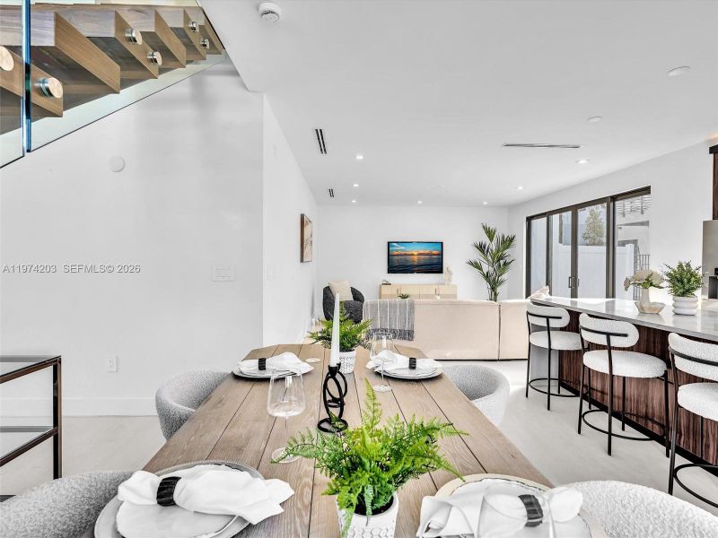 Furnished interior view inside a new home in , Dania Beach (Image 13).
