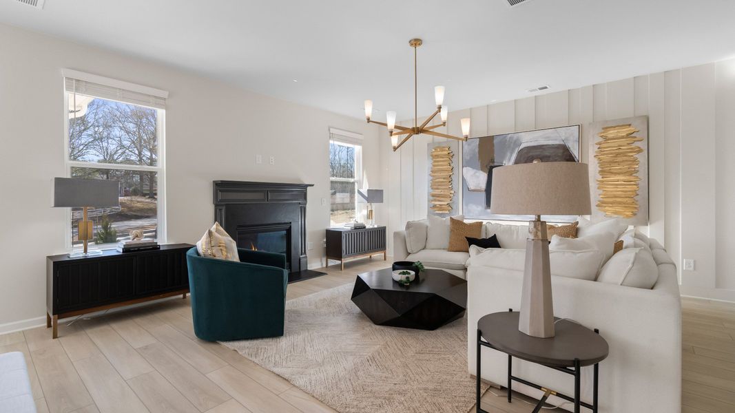 Furnished interior view inside a new home in Abbotts Crossing, Conyers (Image 10).