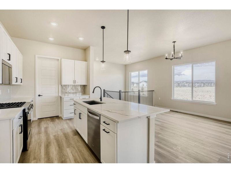 Furnished interior view inside a new home in , Fort Collins (Image 29).