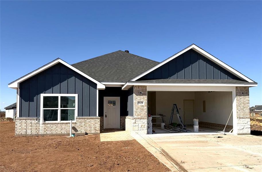 In-progress construction of a new home in , Abilene, TX (Image 4).