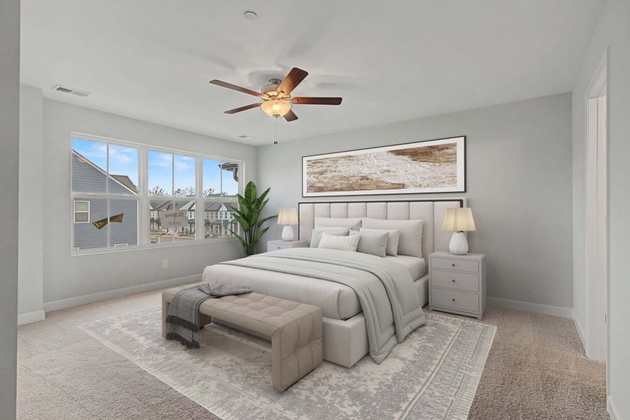 Furnished interior view inside a new home in Oxford Station, Gallatin (Image 12).