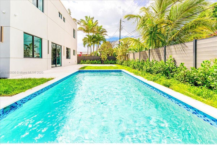 Exterior details and patio area of a home in , Miami (Image 2).
