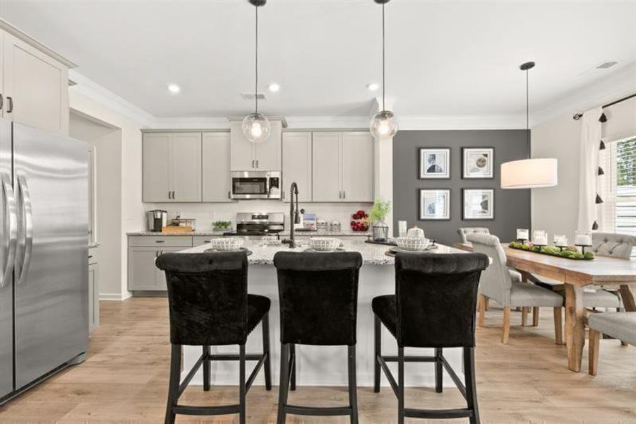Furnished interior view inside a new home in Jameson Towns, Villa Rica (Image 4).