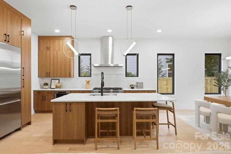Furnished interior view inside a new home in , Charlotte (Image 9).