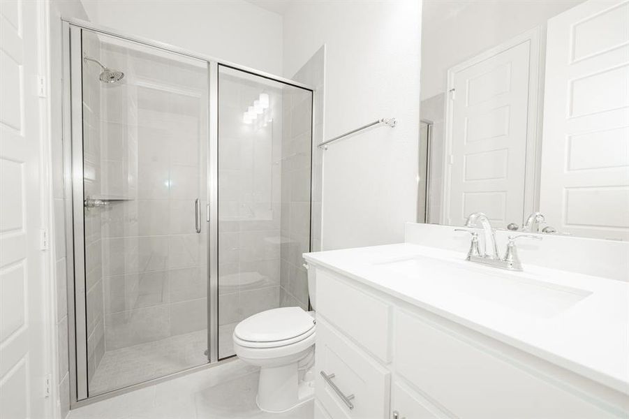 Furnished interior view inside a new home in Ventana 70', Fort Worth (Image 13).