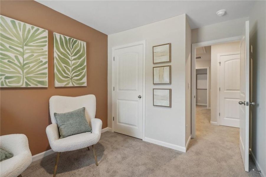 Furnished interior view inside a new home in , Atlanta (Image 36).
