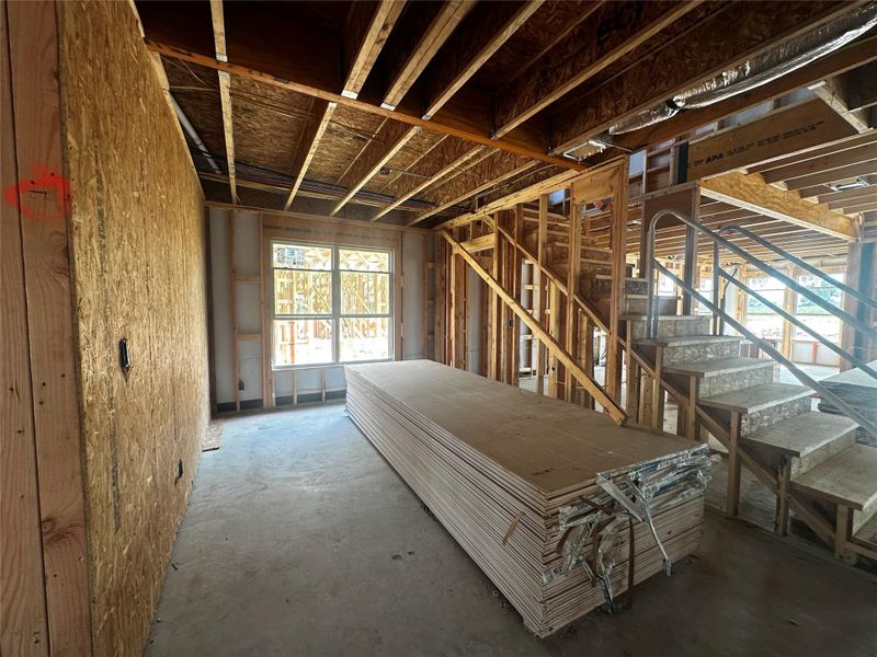In-progress construction of a new home in Berry Creek Highlands, Georgetown, TX (Image 7).