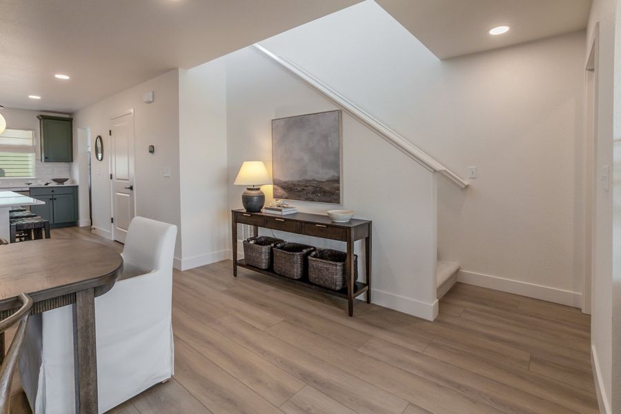 Representative furnished interior of a home built from the Marigold by Hartford Homes in Bloom, Fort Collins (Image 14).