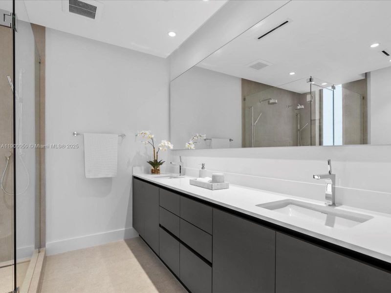 Furnished interior view inside a new home in , Miami Shores (Image 9).