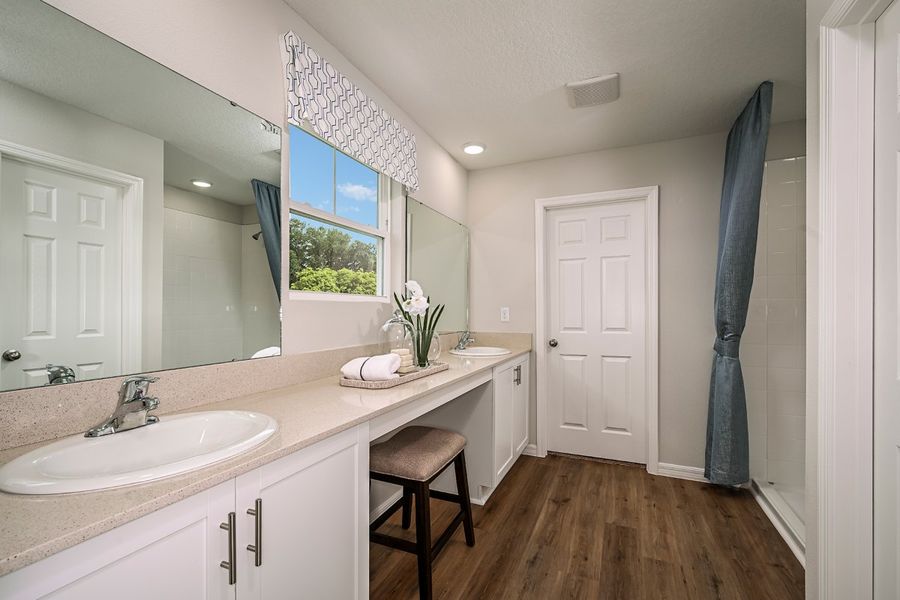 Furnished interior view inside a new home in Scenic Terrace, Haines City (Image 19).