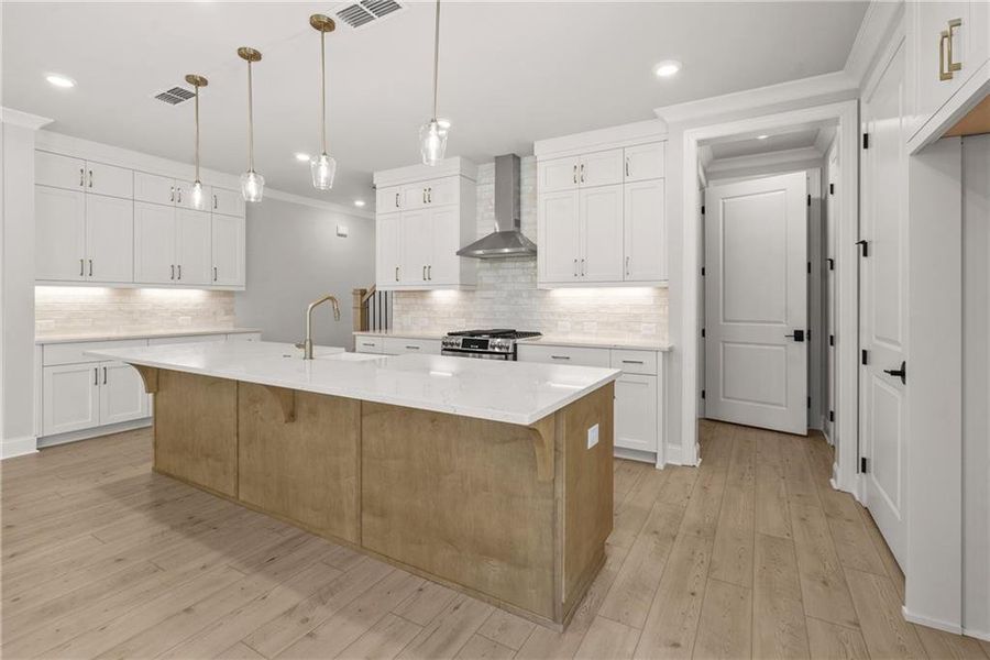 Furnished interior view inside a new home in Waterside Townhomes, Peachtree Corners (Image 6).