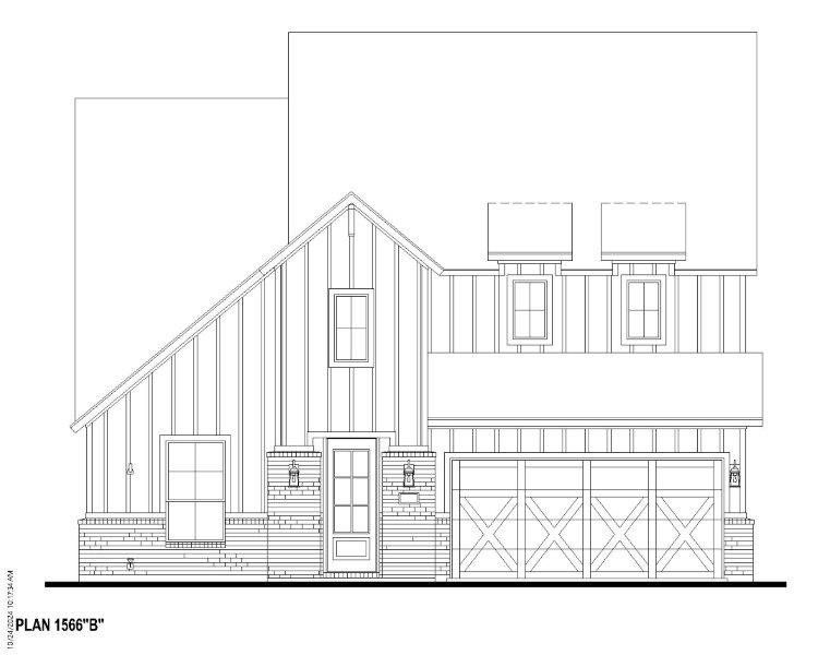 Plan 1566 Elevation B