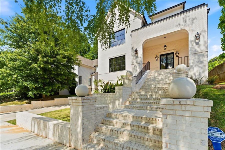 Exterior details and patio area of a home in , Atlanta (Image 31).