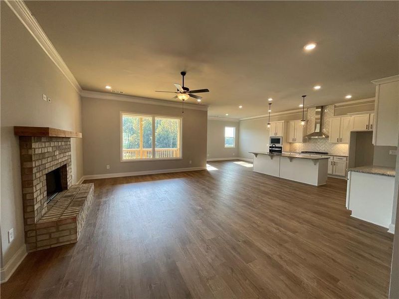 Spacious, unfurnished interior of a new home in Hidden Fields, Hoschton (Image 5). Spacious, unfurnished interior of a new home in Hidden Fields, Hoschton (Image 5).